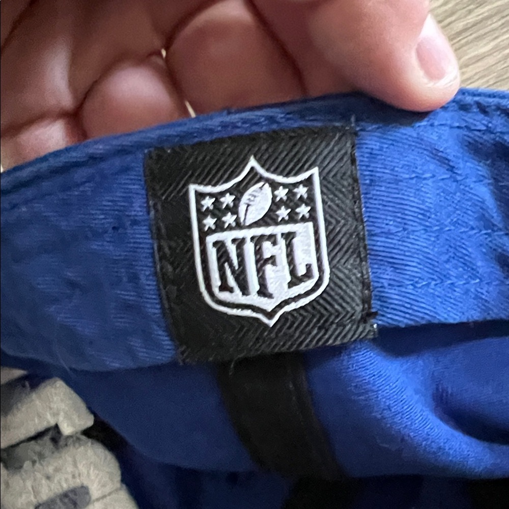 Men’s NY Giants NFL ‘47 Brand Royal Blue Cleanup Adjustable Hat - Picture 5 of 10